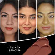 Faces Canada Comfy Matte Crème Lipstick, 8HR Long Stay, Intense Color - Back To Basics 14 (4.2 g)