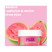 Plix Guava Fresh Eyes Under Eye Gel For Reducing Dark Circles With 3% Niacinamide (15g)
