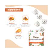TNW The Natural Wash Papaya Radiance Facial Kit With Orange And Turmeric Extracts (125g)