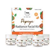TNW The Natural Wash Papaya Radiance Facial Kit With Orange And Turmeric Extracts (125g)