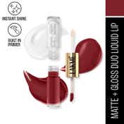 Lakme 9 To 5 Double Duty Matte to Glass Liquid Lip - Fiery Red (7.6 ml)