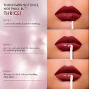Lakme 9 To 5 Double Duty Matte to Glass Liquid Lip - Fiery Red (7.6 ml)