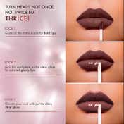 Lakme 9 To 5 Double Duty Matte to Glass Liquid Lip - Bold In Red (7.6 ml)