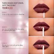 Lakme 9 To 5 Double Duty Matte to Glass Liquid Lip - Rose (7.6 ml)
