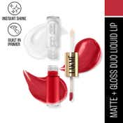 Lakme 9 To 5 Double Duty Matte to Glass Liquid Lip - Passion Pink (7.6 ml)