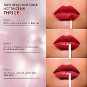 Lakme 9 To 5 Double Duty Matte to Glass Liquid Lip - Passion Pink (7.6 ml)