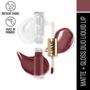 Lakme 9 To 5 Double Duty Matte to Glass Liquid Lip - Beachy Vibe (7.6 ml)