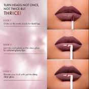 Lakme 9 To 5 Double Duty Matte to Glass Liquid Lip - Sweet Praline (7.6 ml)