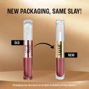 Lakme 9 To 5 Double Duty Matte to Glass Liquid Lip - Sweet Praline (7.6 ml)