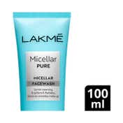 Lakme Micellar Pure Facewash for Deep Pore Cleanse (100g)
