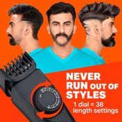 Bombay Shaving Company Beard Trimmer For Men with USB Fast Charging - Black (160 g)