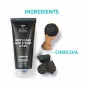 Bombay Shaving Company Charcoal Deep Clean Face & Body Wash (200ml)
