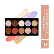 Matt Look Cover Skin Concealer Palette - 03 Shade (18 g)