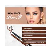Matt Look Single Stroke Super Glide Eyeliner Kohl Kajal - Ash Brown (1.3 g)