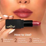 mCaffeine Cocoa Kiss Creamy Matte Nude Lipstick with Cocoa Butter - Rose Martini (4.2 g)