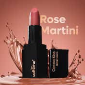 mCaffeine Cocoa Kiss Creamy Matte Nude Lipstick with Cocoa Butter - Rose Martini (4.2 g)
