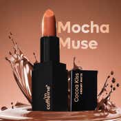 mCaffeine Cocoa Kiss Creamy Matte Nude Lipstick with Cocoa Butter - Mocha Muse (4.2 g)