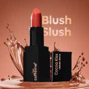 mCaffeine Cocoa Kiss Creamy Matte Nude Lipstick with Cocoa Butter - Blush Slush (4.2 g)