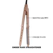 Babila Ember Hair Straightener BHS-E43 - Rose Gold (1 pc)
