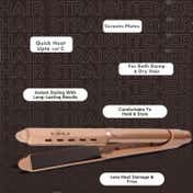Babila Ember Hair Straightener BHS-E43 - Rose Gold (1 pc)