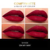 Faces Canada Comfy Matte Liquid Lipstick 10HR Stay No Dryness - On My Way 01 (3 ml)