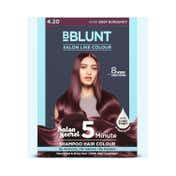BBlunt Wine Deep Burgundy 5 Minute Shampoo Hair Color - 4.20 Wine Deep Burgundy (5pcs)