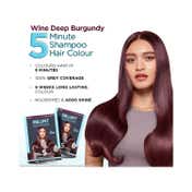 BBlunt Wine Deep Burgundy 5 Minute Shampoo Hair Color - 4.20 Wine Deep Burgundy (5pcs)