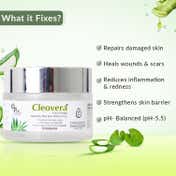 Fixderma Cleovera Cica Cream with Gotu Kola & Vitamin A for Damage Skin Repair Face Cream (50g)