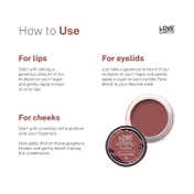 Love Earth Multipot Lips Cheek & Eyelids Tint - Kiss And Tell (8 g)