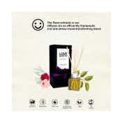 Love Earth Reed Diffuser Rose Fragrance with Rose Extracts (30ml)