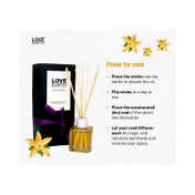 Love Earth Premium Reed Diffuser Vanilla Aromatherapy Long Lasting Fragrance (30ml)