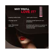 Colorbar Velvet Matte Lipstick - 01 Hot Hot Hot (4.2 g)