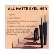 Colorbar All-Matte Eyeliner - 001 Ultimate Black (2.5 ml)