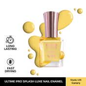 Faces Canada Ultime Pro Splash Luxe Nail Enamel Glossy Finish Quick Drying - Canary L06 (12 ml)