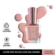Faces Canada Ultime Pro Splash Luxe Nail Enamel Glossy Finish Quick Drying - Dusky Rose L08 (12 ml)