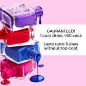 Faces Canada Ultime Pro Splash Luxe Nail Enamel Glossy Finish Quick Drying - Ruby Rush L18 (12 ml)