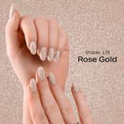 Faces Canada Ultime Pro Splash Luxe Nail Enamel Glossy Finish Quick Drying - Rose Gold L19 (12 ml)