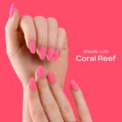 Faces Canada Ultime Pro Splash Luxe Nail Enamel Glossy Finish Quick Drying - Coral Reef L24 (12 ml)