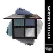 Faces Canada 4 IN 1 Eyeshadow Palette - Moody Moon 06, Shimmer & Matte, Satin Matte Finish (4.8 g)