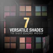 Faces Canada 4 IN 1 Eyeshadow Palette - Smokey Game 07, Shimmer & Matte, Satin Matte Finish (4.8 g)