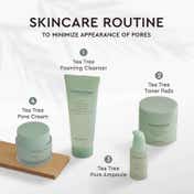 The Face Shop Salicylic Acid Tea Tree Korean Toner Pads with AHA & PHA for Acne & Oily Skin (150 ml)