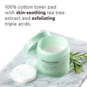 The Face Shop Salicylic Acid Tea Tree Korean Toner Pads with AHA & PHA for Acne & Oily Skin (150 ml)