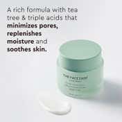 The Face Shop Salicylic Acid Tea Tree Pore Cream with AHA & PHA - Korean Moisturizer for Acne(50 ml)