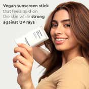 The Face Shop Vegan Sunscreen Stick SPF 50+ PA++++ : Korean Sun Care with Waterproof Formula (18 g)