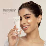 The Face Shop Vegan Sunscreen Serum SPF 50+ PA++++ : Korean Sun Serum with Niacinamide (50ml)