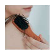 Lador Mini Wooden Paddle Brush - Brown