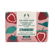 The Body Shop Strawberry Cleansing Face & Body Bar (100g)