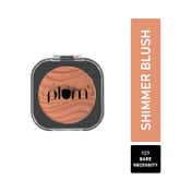 Plum Cheek-A-Boo Shimmer Blush with Highly Pigmented - 127 Bare Necessity (4.5 g)