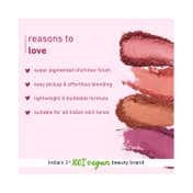 Plum Cheek-A-Boo Shimmer Blush with Highly Pigmented - 127 Bare Necessity (4.5 g)