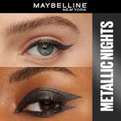 Maybelline New York Tattoo Gel Colored Kajal Metallic Finish - Metallic Nights Black (1.2 g)